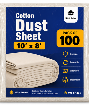 Cotton Dust Sheet - 10' x 8'