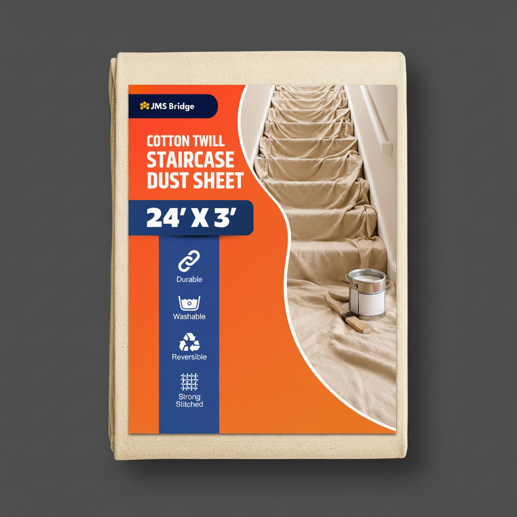 Cotton Stair Dust Sheets
