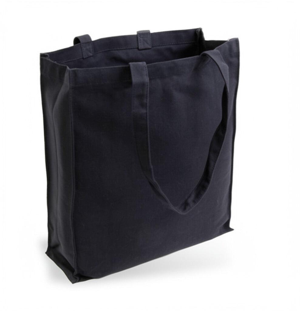 Black Canvas Tote Bag | Durable, Reusable & Stylish – JMS Bridge
