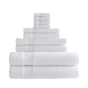 10 Piece White Towel Bale Set