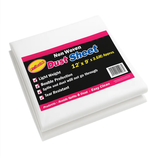 Non Woven Dust Sheets: 12' x 9'