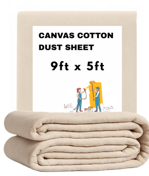 Canvas Dust Sheet 9ft x 5ft