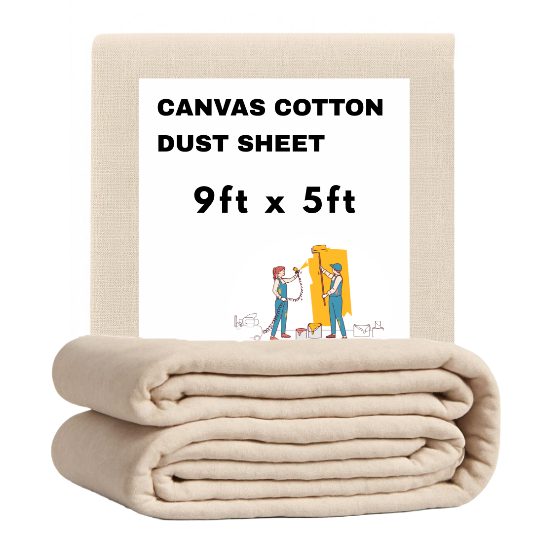 Canvas Dust Sheet 9ft x 5ft
