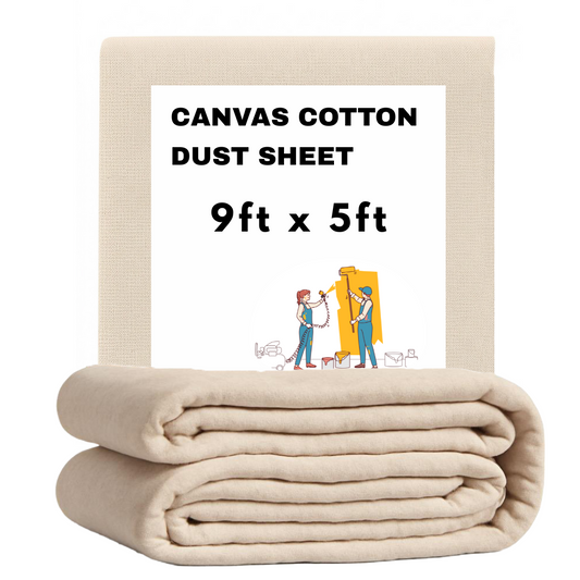 Canvas Dust Sheet 9ft x 5ft