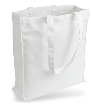 Canvas Tote Bags - White - JMS Bridge