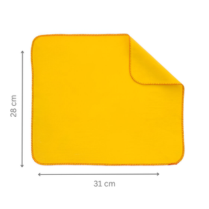 Yellow Cotton Dusters - Pack of 8