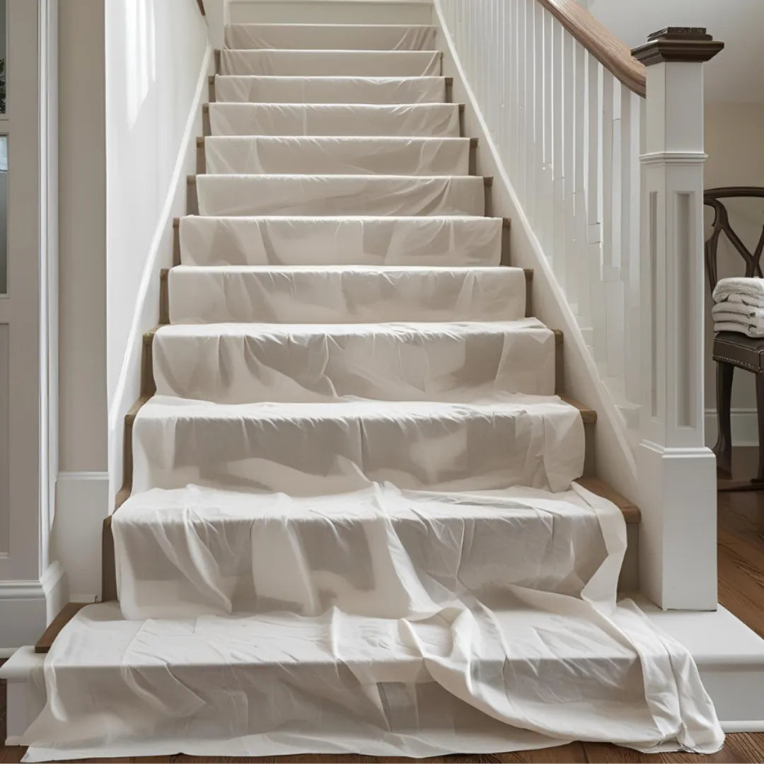 stair dust sheets 2