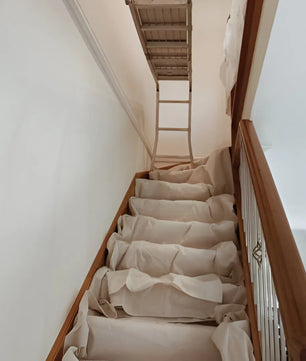 stair dust sheets 4