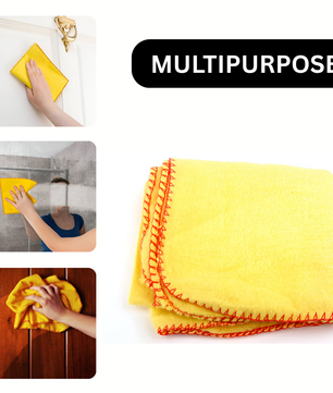 Yellow Cotton Dusters - Pack of 8