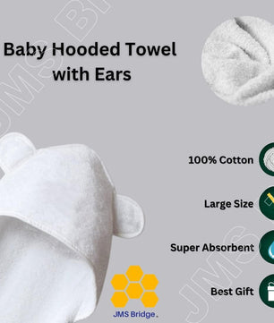 Baby Hooded Towels with Ears - JMS Bridge