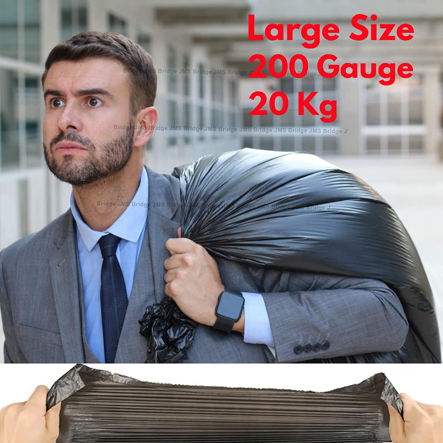 Heavy Duty Garbage Bin Bags - JMS Bridge