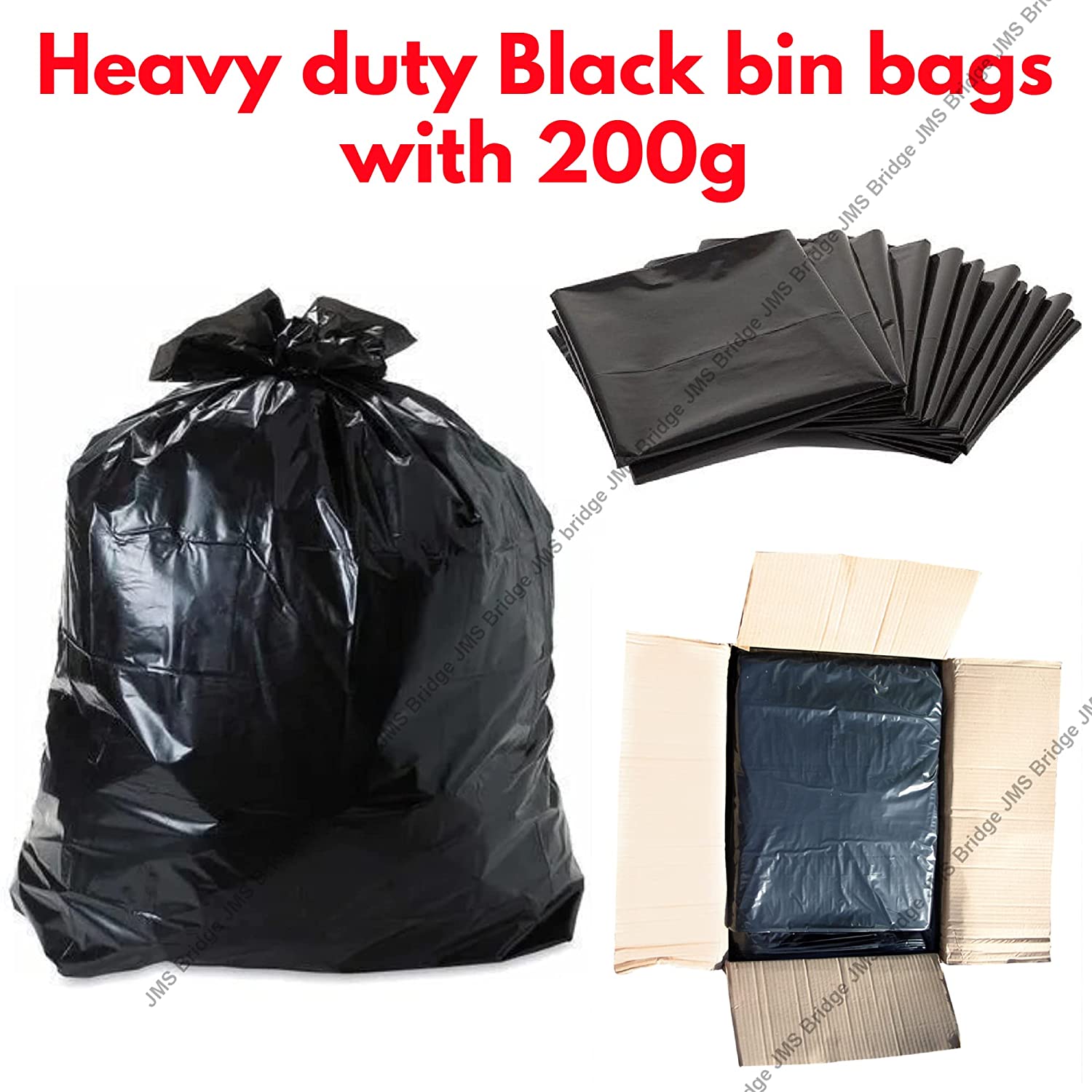 Heavy Duty Garbage Bin Bags - JMS Bridge