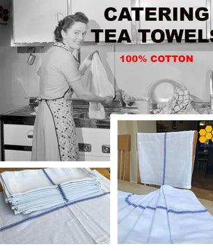 Catering Towels - 100% Cotton - 41cm x 66cm - JMS Bridge