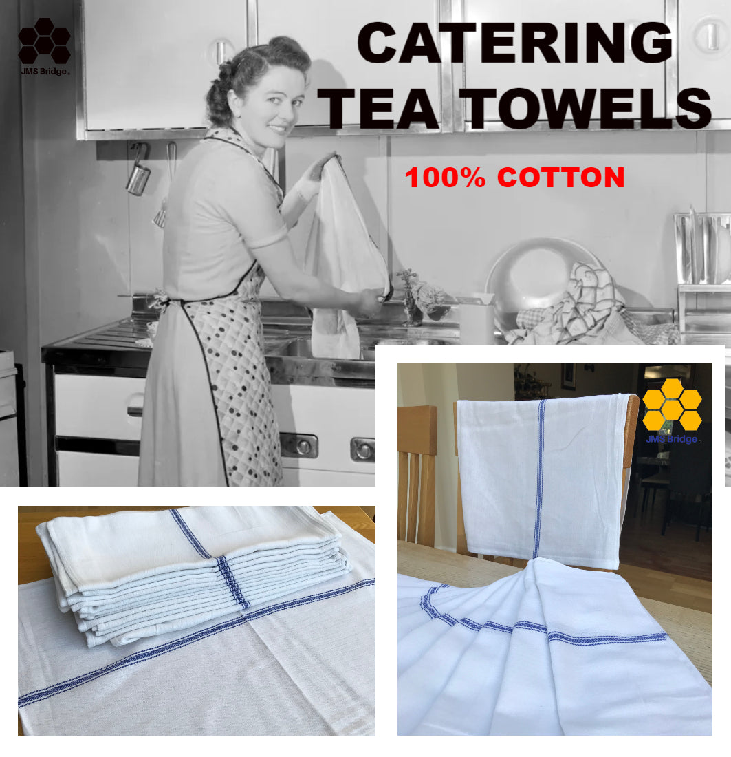 Catering Towels - 100% Cotton - 41cm x 66cm - JMS Bridge