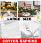 Cotton Napkins - White
