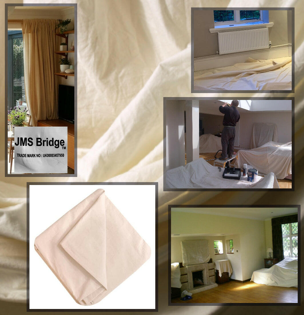 Calico Dust Sheets - JMS Bridge