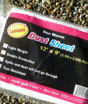 Non Woven Dust Sheets: 12' x 9' - JMS Bridge