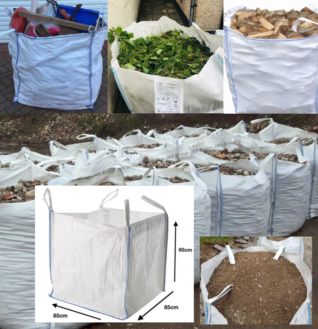 Buy A&A SUPPLIES UK - 2 x FIBC Bulk Bags Builders Garden Waste Rubbish  Heavy Duty Industrial Woven Material 1 Tonne TON Jumbo Bags Storage Sack 85  x 85 x 85 (2) Online at desertcartINDIA