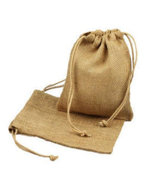 Jute Pouch Bags Mini (Pack of 10) - JMS Bridge