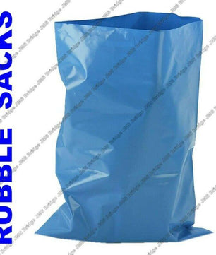 Heavy Duty Plastic Rubble Sacks - Blue - JMS Bridge