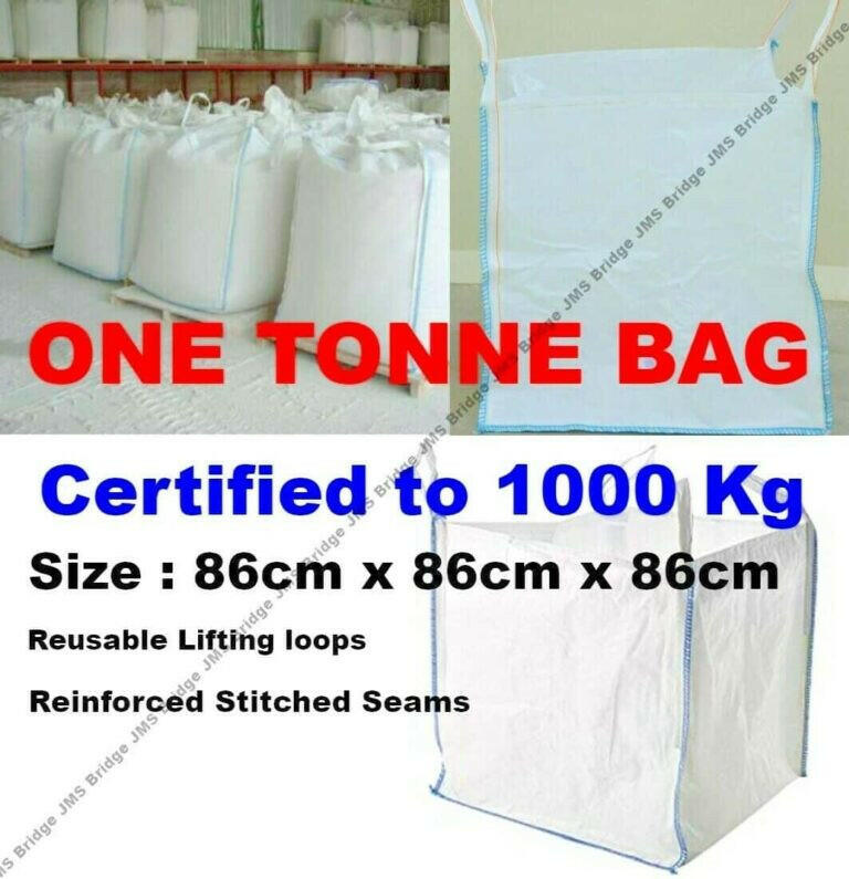 1 Ton Bulk Bag Builders Garden Rubble-sack Fibc Tonne Jumbo-waste