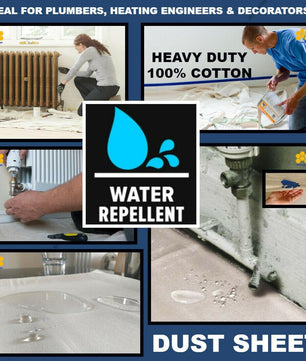 Waterproof Dust Sheets: 6ft x 5ft - JMS Bridge