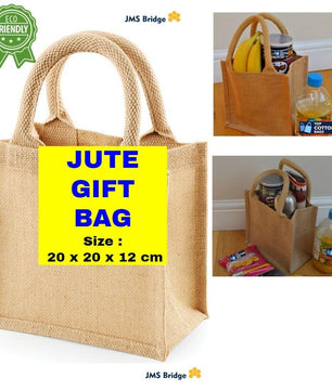 Jute Bags Small - JMS Bridge