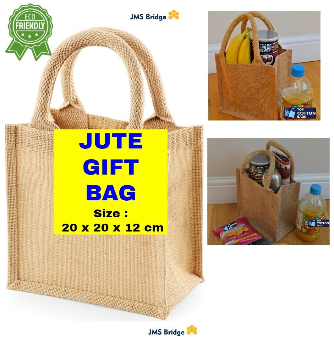 SMALL  - Sandwich, Lunch & Gift Jute Bag